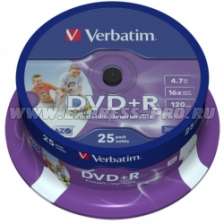 Verbatim DVD+R4,7Gb CB Pr