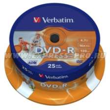 Verbatim DVD-R4,7Gb CB Pr